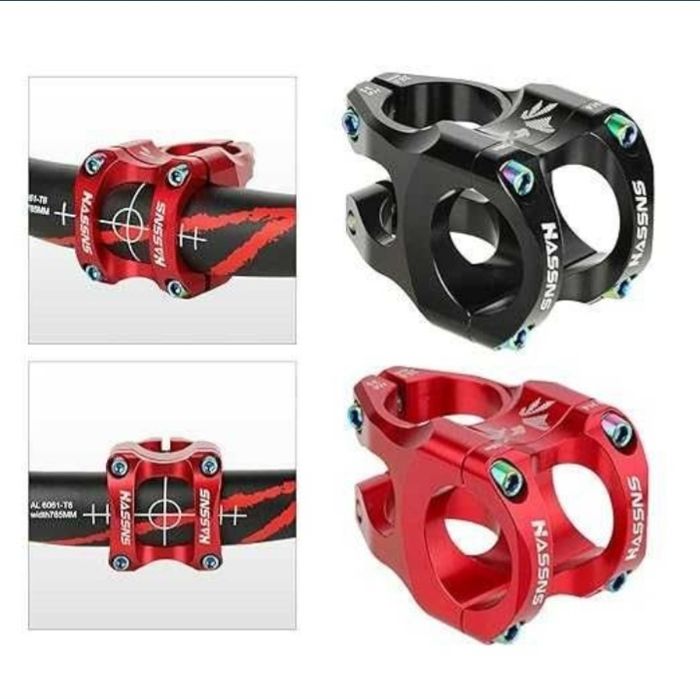 Pipa scurta 35 mmHHASSINS ghidon bicicleta trotineta 31.8 mtb cnc