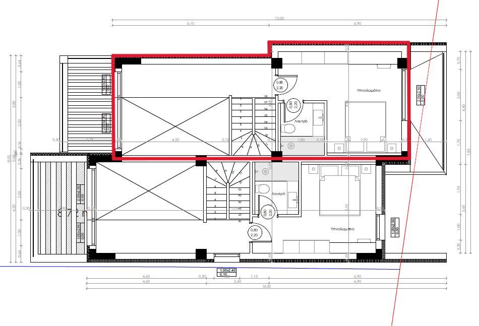 Луксозен мезонет с морска гледка за продажба в Палио, Гърция