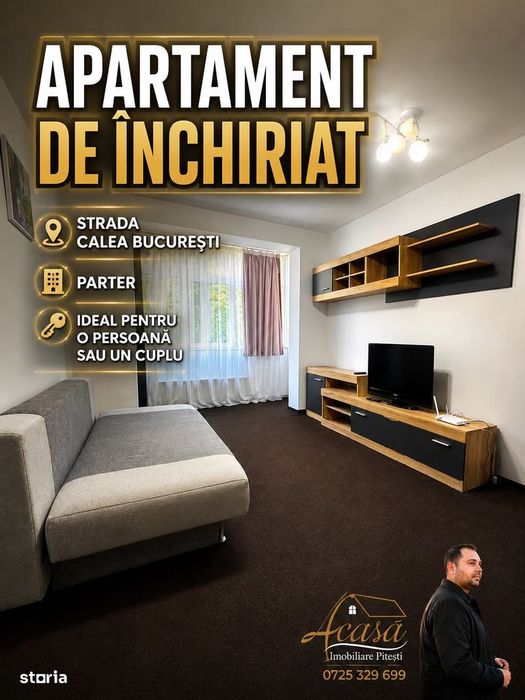 Apartament 2 camere, parter, Calea București – aproape de centru