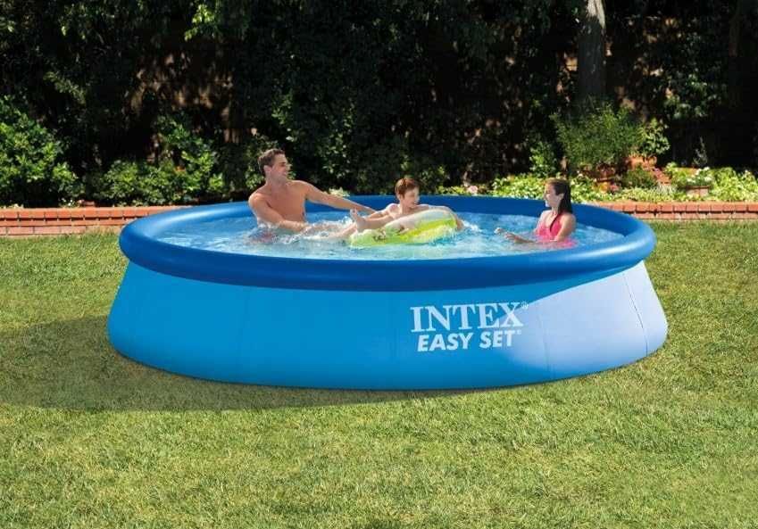 Надуваем басейн Intex Easy Set 28132GN 5621л 366см Голям басейн включена филтърна помпа