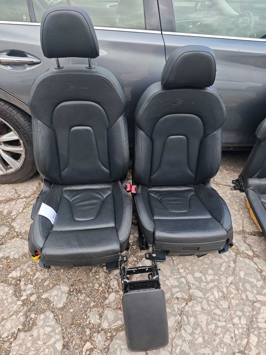 Ръчен кожен салон с подгрев надуване Audi A5 Cabrio Рекаро S-line 642