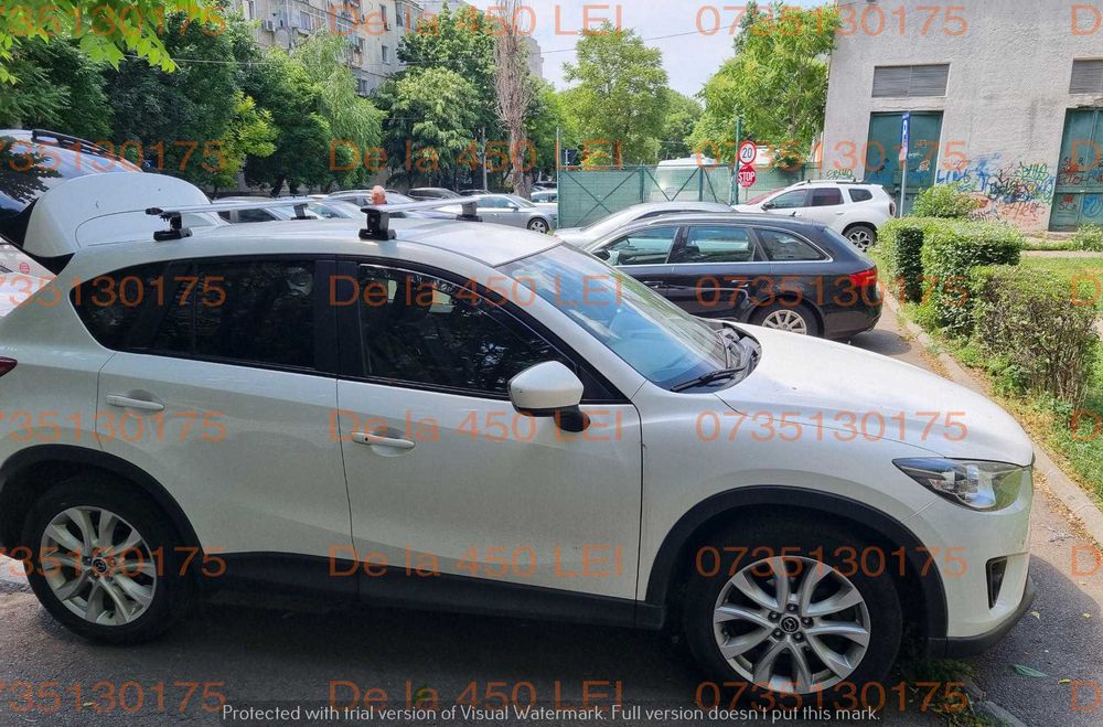 Bare portbagaj transversale MAZDA 2 3 5 6 CX3 CX30 CX5 CX7 / PROFIL ALUMINIU WINGBAR