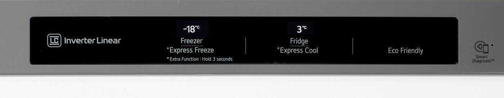 Хладилник с фризер LG GBP62PZNAC 203см