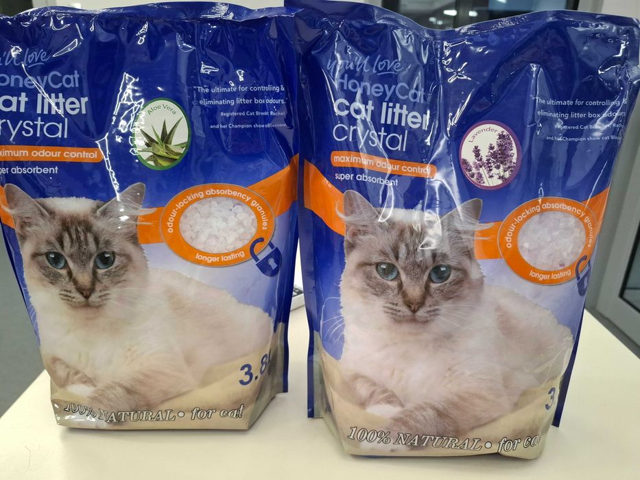 Силикон котешка постелка с аромат