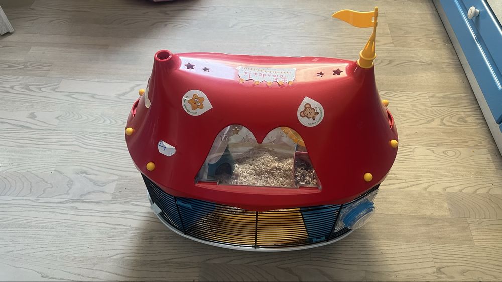 Cusca Hamster Circ + Hamster Pitic Alb