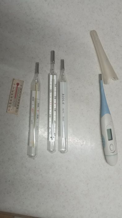 Градусники с ртутью