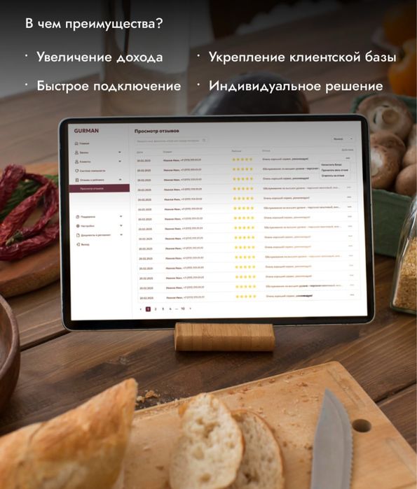 Продажа IT-стартапа GURMAN (HoReCa ecosystem)