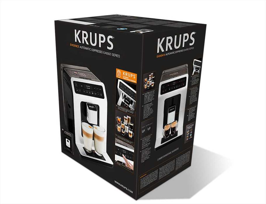 Нова еспресо кафемашина/автомат/робот Krups EA890810 Evidence