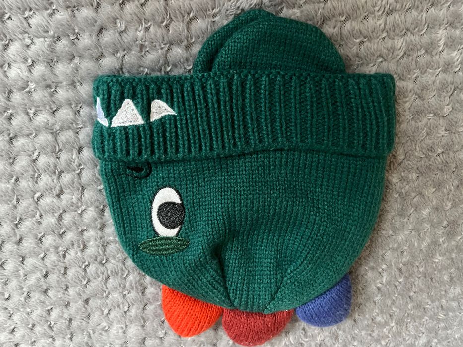 Зимна бебешка шапка, 0-6м