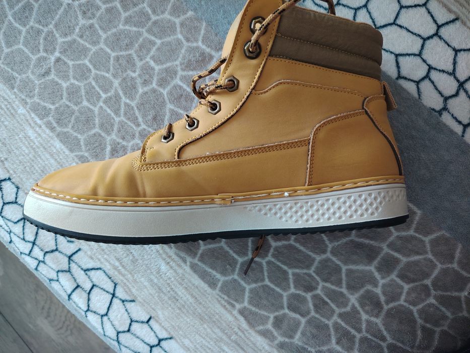 Мъжки бори еко кожа/текстил кафяви Tendenz