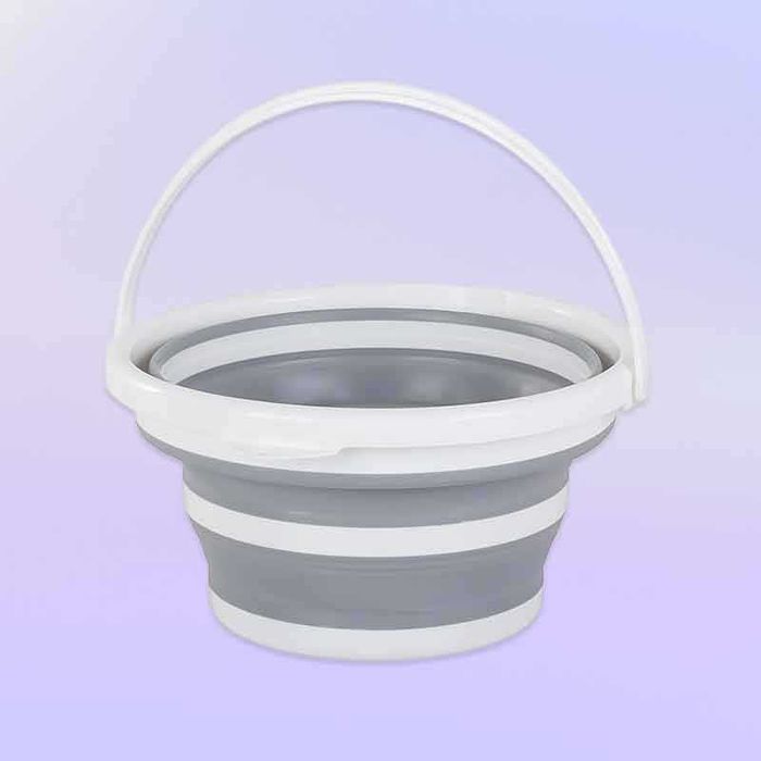 Силиконова сгъваема кофа 10L с подсилена конструкция