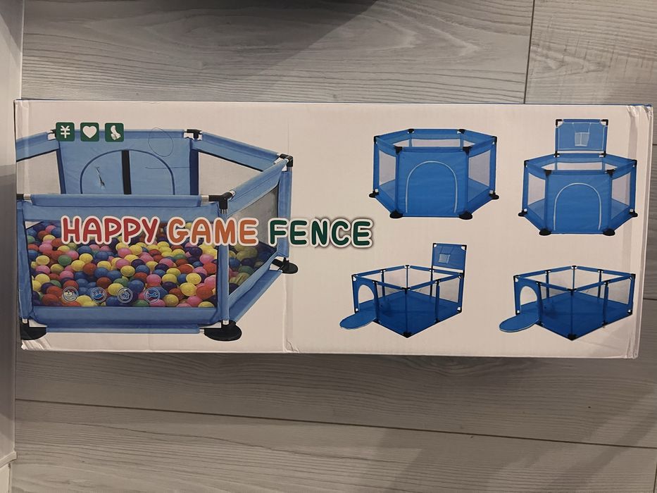 Țarc de joaca  nou sigilat + sac de mingi incluse