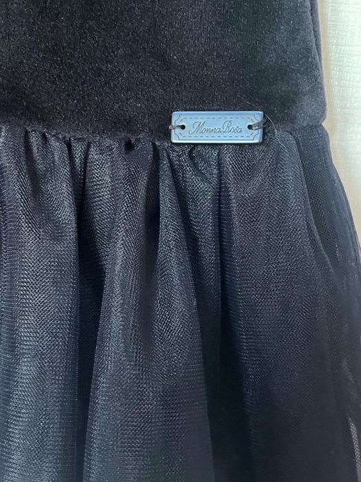 Рокля тюл и кадифе Monna Rosa