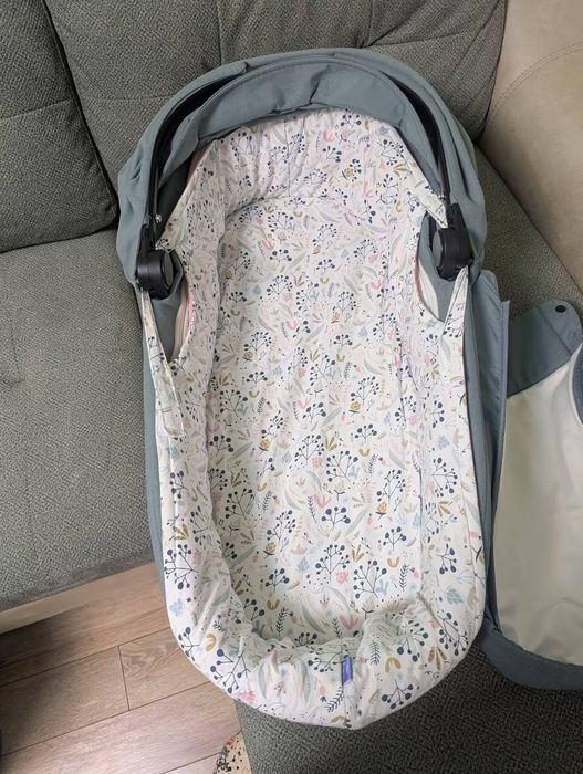 Кош за новородено cybex cot s lux sky blue