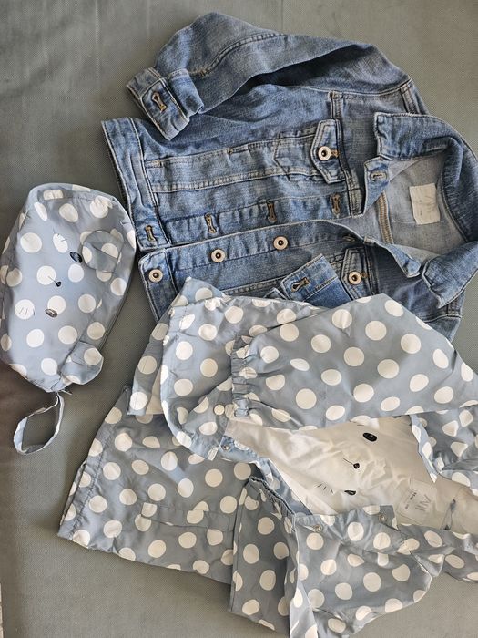 Рокли, якета, блузки, гащеризон Zara, H&M