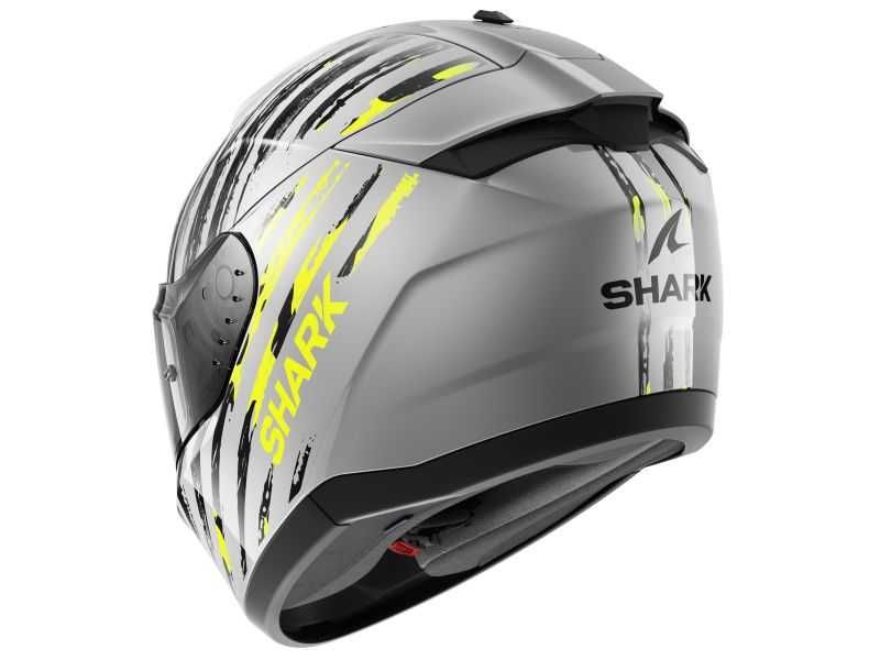 TОП ЦЕНА Каска за мотор SHARK RIDILL2 ASSYA GRAY ,вградени очила,