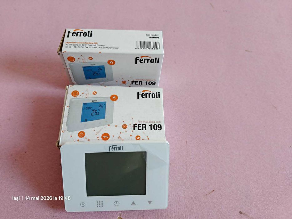 Termostat Programabil cu Fir Ferroli FER 109,(Super Ofertă).