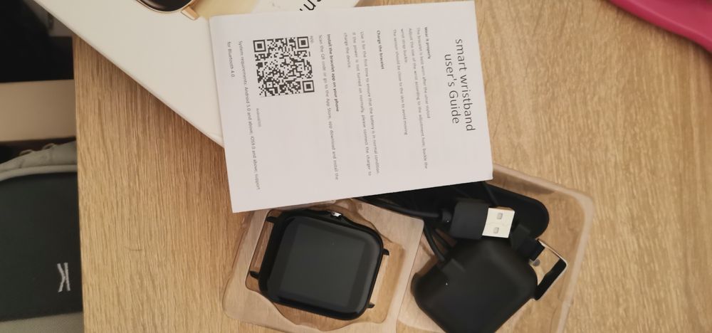 Смарт часовник  черен