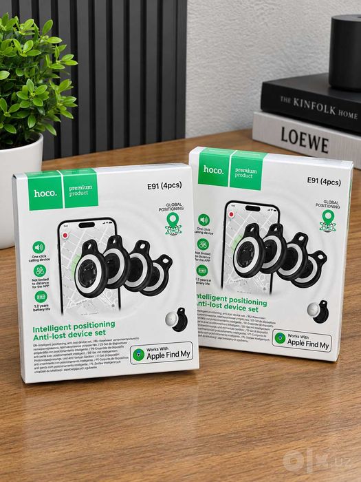 Hoco E91 4-Pack — комплект из 4 Bluetooth-трекеров для IOS