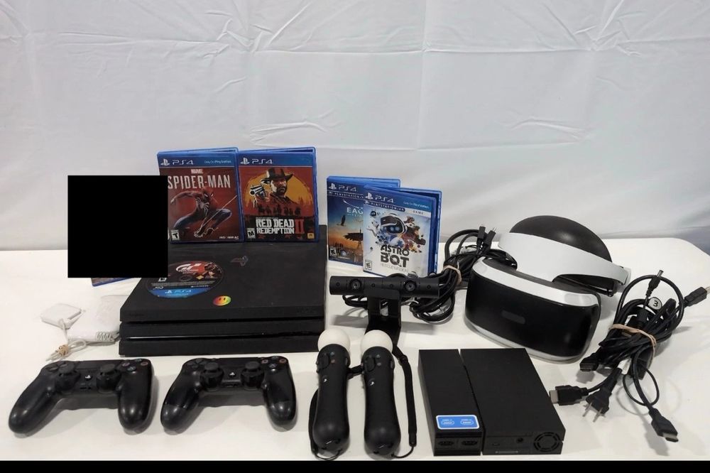 Playstation PS4 Pro + PSVR + Games