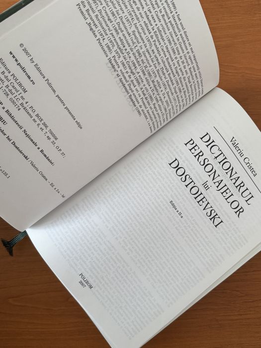 Dictionarul personajelor lui Dostoievski + Fratii Karamazov