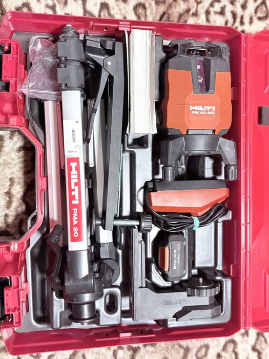 Vând kit laser profesional Hilti PM 40-MG