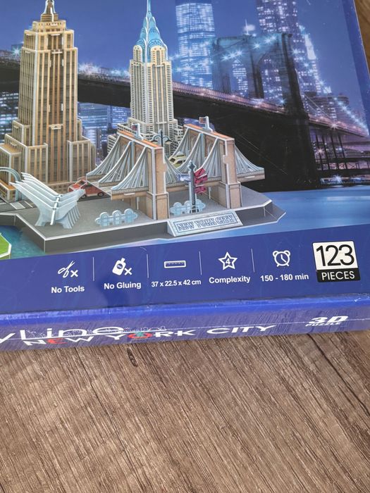 Пъзел 3Д играчка за деца New York