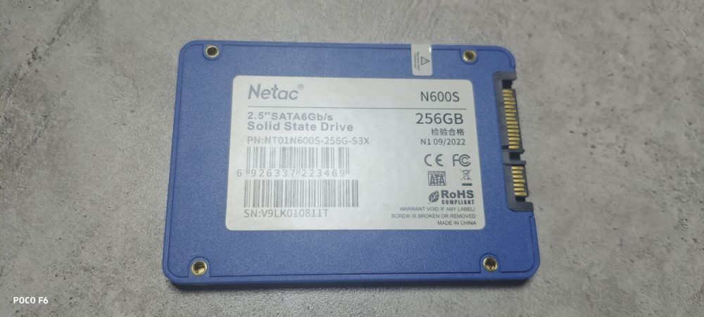 Ssd Netac 256gb   .