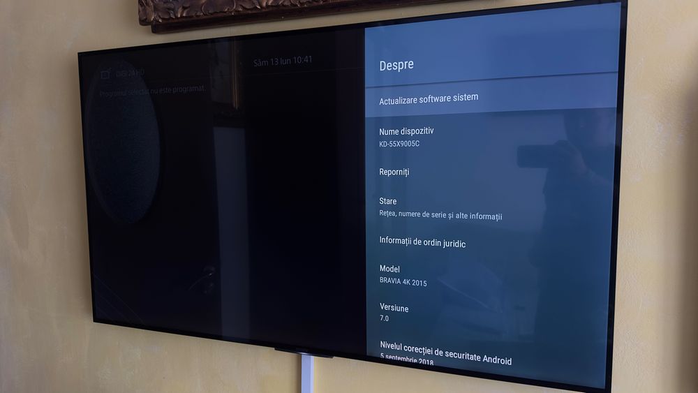 Televizor Sony Bravia 55'' 139 cm Led model KD-55X9005C  pret 1000 lei