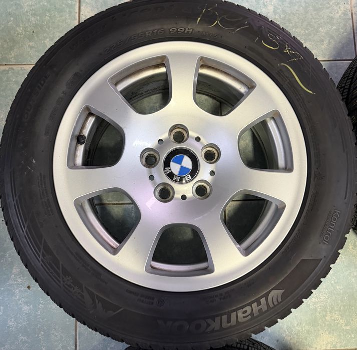 Roti/ jante aliaj R16 originale BMW Seria 5 E60 225/55/16 Hankook