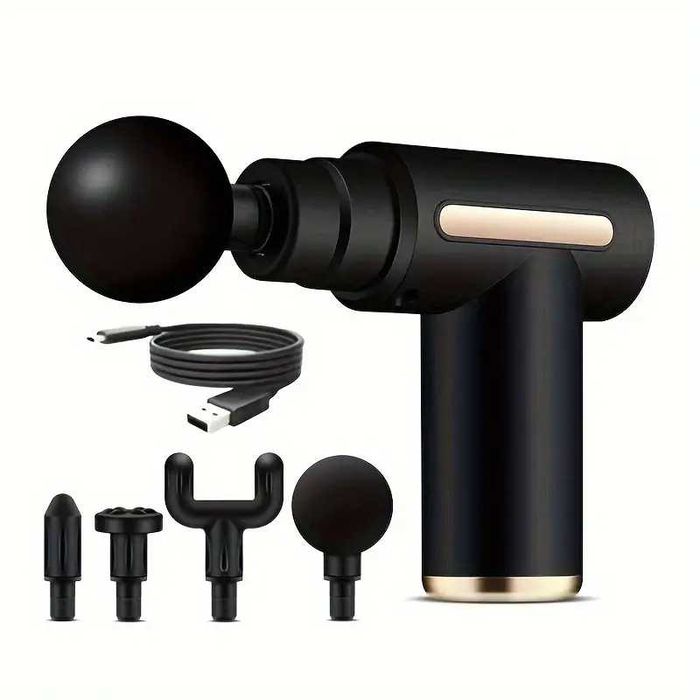 Aparat masaj din jad facial 2 role placa Gua Sha combo.     Aparat masaj relaxare cu 3 capete.     Aparat masaj pistol relax tone cu 4 capete 6 viteze