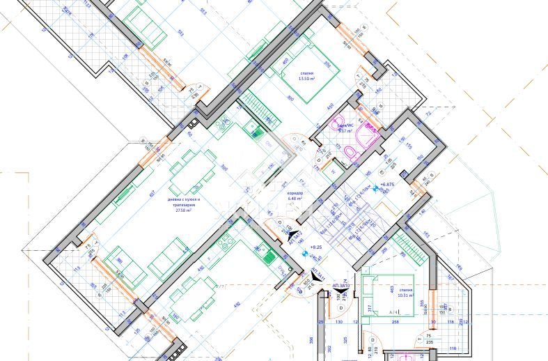 Продава се Двустаен апартамент в Варна, Виница - 76 кв.м за 1955 €/кв.м - Снимка #2