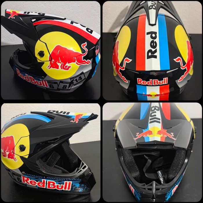 Redbull casca atv enduro downhill bike