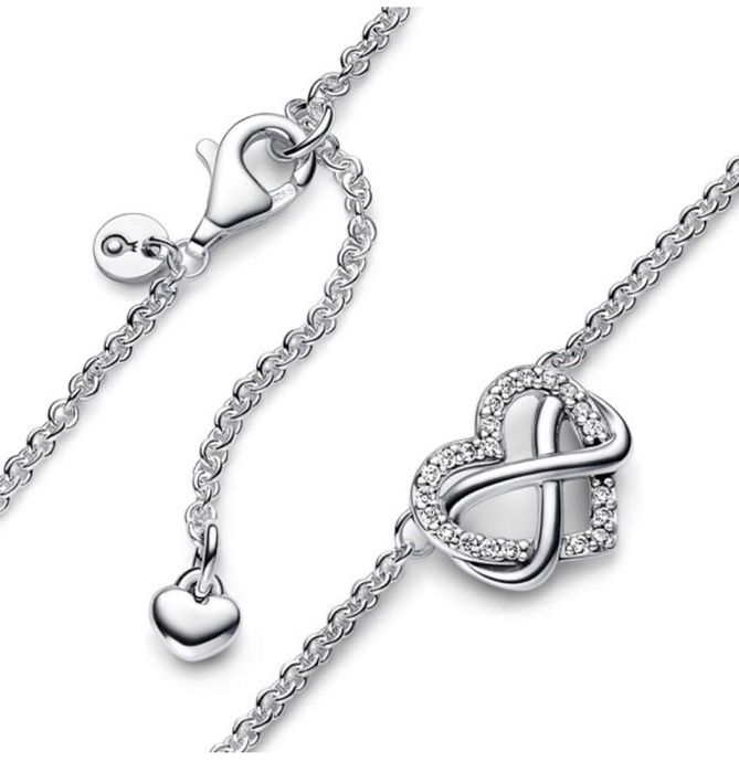 Pandora колие infinity love