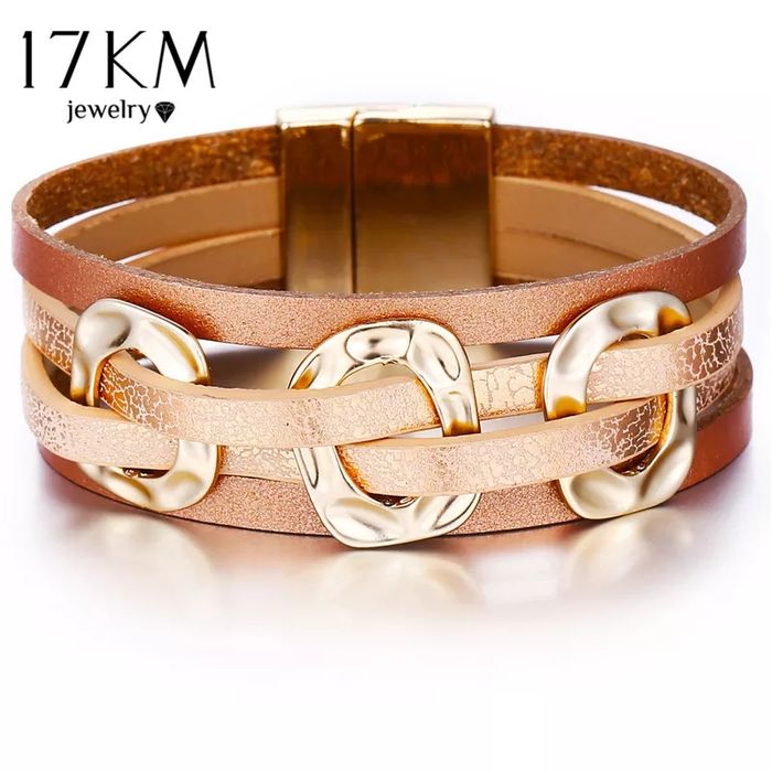 Bratari piele si pietre semipretioase