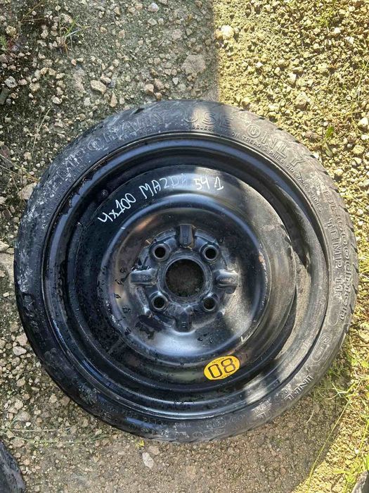 Резервна гума - патерица 14 цола 4x100 Mazda 2 / Мазда 2