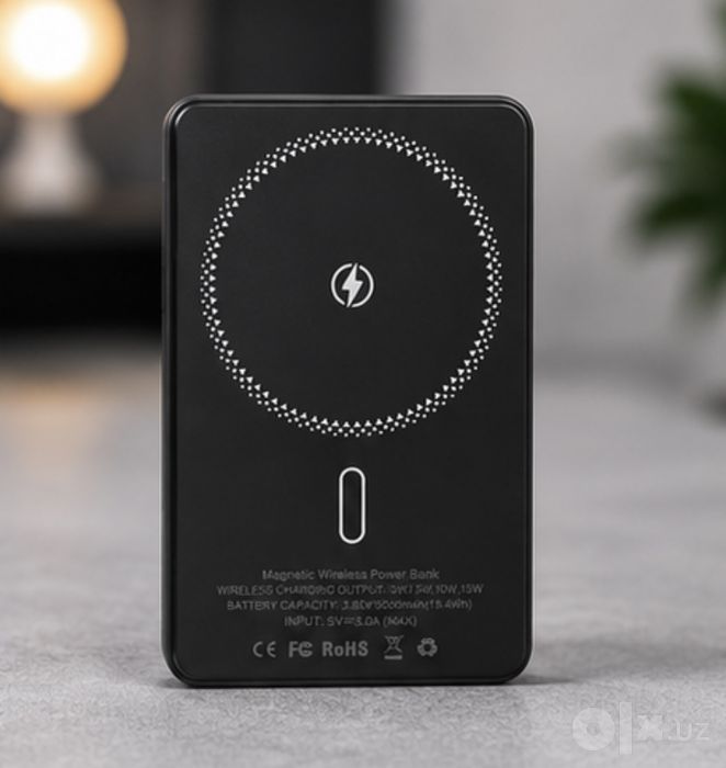 Power Bank черный под нанесение лого  5000 mAh | Оптом