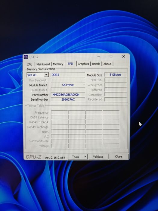 KIT memorie RAM Laptop SK Hynix 16GB DDR5 2x8GB 5600 mhz