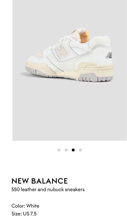 Новые кожаные кроссовки New Balance