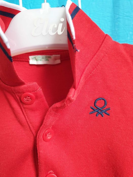 Лот 3 бр Боди с къс ръкав Окайди и бенетон