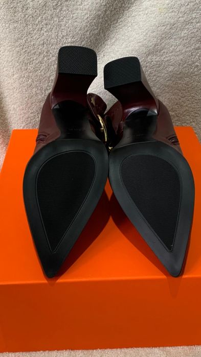 Ботильоны бордовые, 39,новые