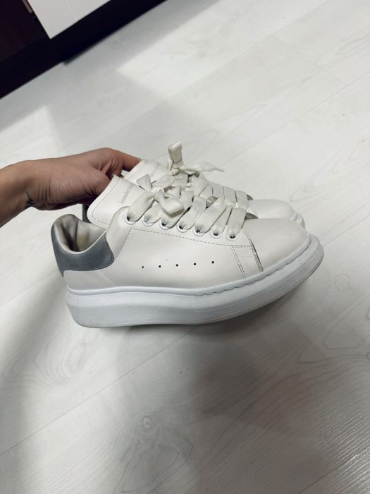 Alexander McQueen White/ Powder Blue
