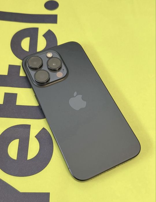 ***КАТО НОВ 256GB iPhone 15 Pro Yettel Гаранция 2026 Titanium Blue