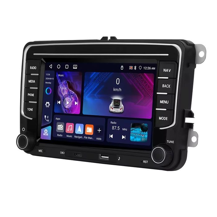 Navigatie 2GB Ram 4GB Ram Carplay Android Auto Volkswagen Golf 5 6 Passat b6 Sharan Tiguan Skoda Octavia Fabia Seat Altea Alhambra