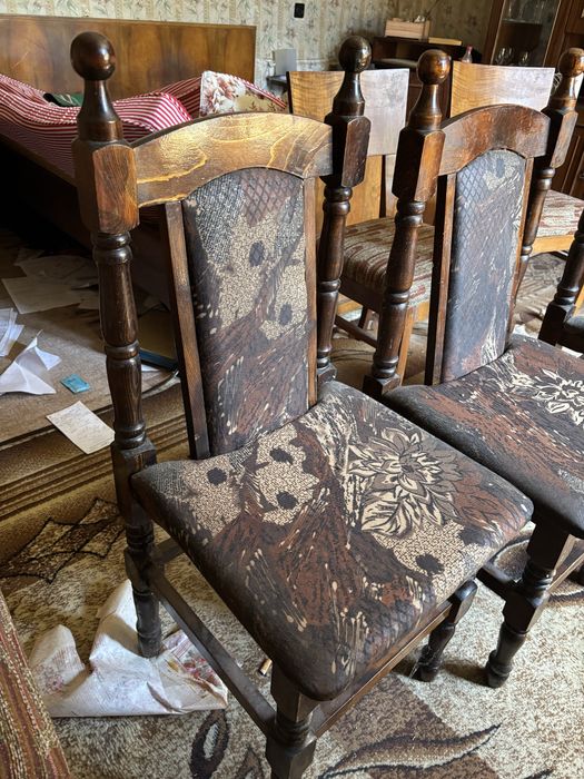 Дървени столове 3 броя