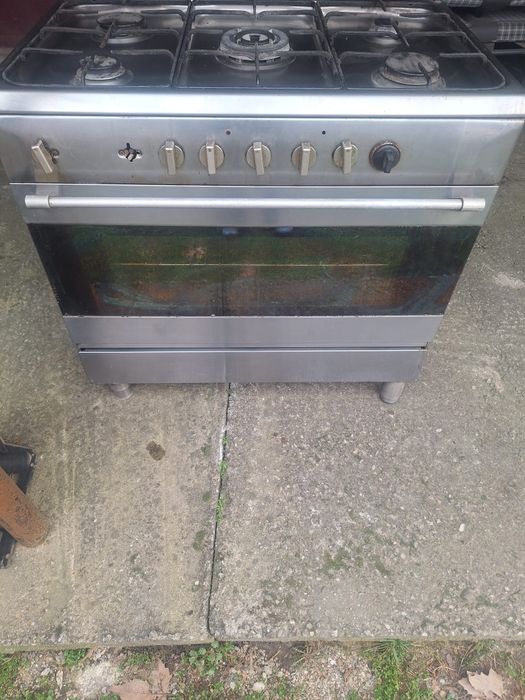 Aragaz inox profesional 5 ochiuri