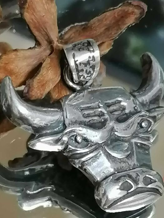 Масивна сребърна висулка