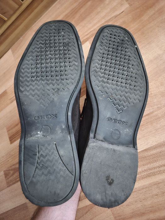 Ghete Geox, Brayden 2Fit ABX, Piele Naturală, Wide Fit, Bărbați - 42