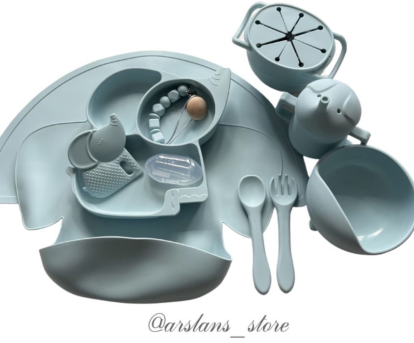 Детская силиконовая посуда