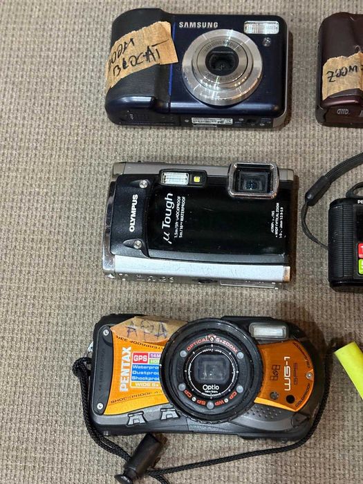 Pachet camere foto digitale defecte - Lumix Pentax Canon Samsung
